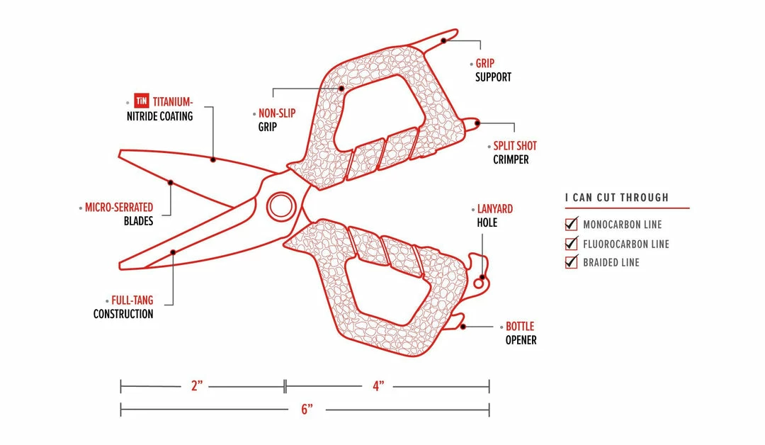 Terminal Tackle Bubba Blade Small Shears 2 Terminal Tackle Bubba Blade Small Shears