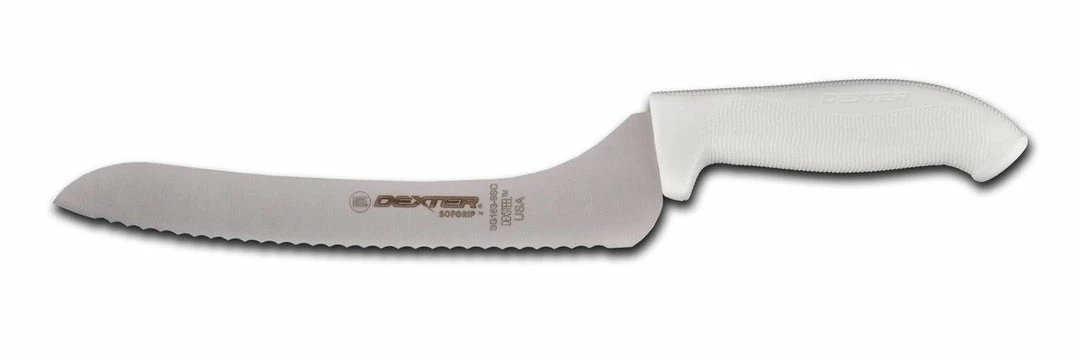 Terminal Tackle Dexter Russell SofGrip 9" Offset Scalloped Utility Slicer SG163-9 1 Terminal Tackle Dexter Russell SofGrip 9" Offset Scalloped Utility Slicer SG163-9