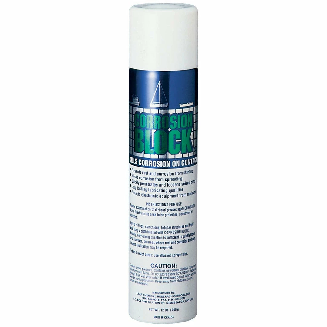 H&M Marine Corrosion Block Spray - 12 Oz. Aerosol 1 H&M Marine Corrosion Block Spray - 12 Oz. Aerosol