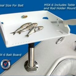 Deep Blue Marine Products Inc. Deep Blue MSK-6 MultiSystem Rod Holder Bait Table Accessories