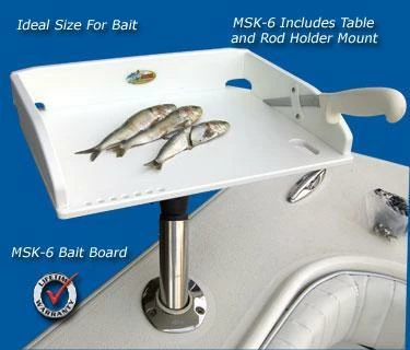 Deep Blue Marine Products Inc. Deep Blue MSK-6 MultiSystem Rod Holder Bait Table Accessories 1 Deep Blue Marine Products Inc. Deep Blue MSK-6 MultiSystem Rod Holder Bait Table Accessories