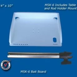 Deep Blue Marine Products Inc. Deep Blue MSK-6 MultiSystem Rod Holder Bait Table Accessories