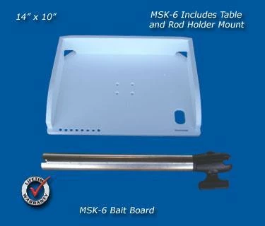 Deep Blue Marine Products Inc. Deep Blue MSK-6 MultiSystem Rod Holder Bait Table Accessories 2 Deep Blue Marine Products Inc. Deep Blue MSK-6 MultiSystem Rod Holder Bait Table Accessories