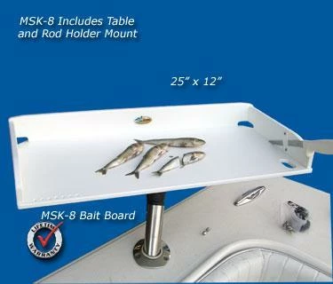 Deep Blue Marine Products Inc. Deep Blue MSK-8 MultiSystem Rod Holder Bait Table Accessories 1 Deep Blue Marine Products Inc. Deep Blue MSK-8 MultiSystem Rod Holder Bait Table Accessories