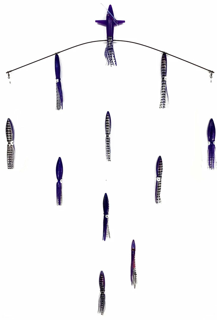 Big Game Sterling Tackle 36" Wide Tracker Spreader Bars - Bulb Squids 1 Big Game Sterling Tackle 36" Wide Tracker Spreader Bars - Bulb Squids