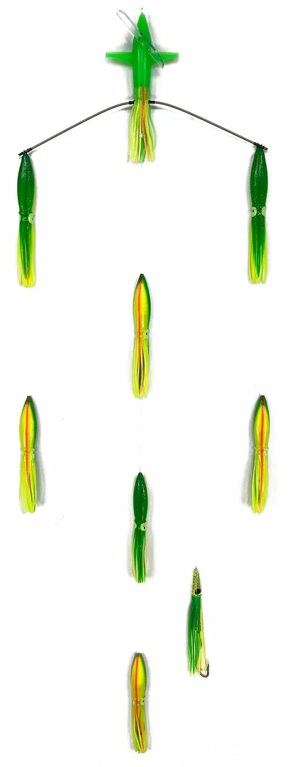 Sterling Tackle 18" Wide Tracker Spreader Bars - Bulb Squids Big Game 2 Sterling Tackle 18" Wide Tracker Spreader Bars - Bulb Squids Big Game