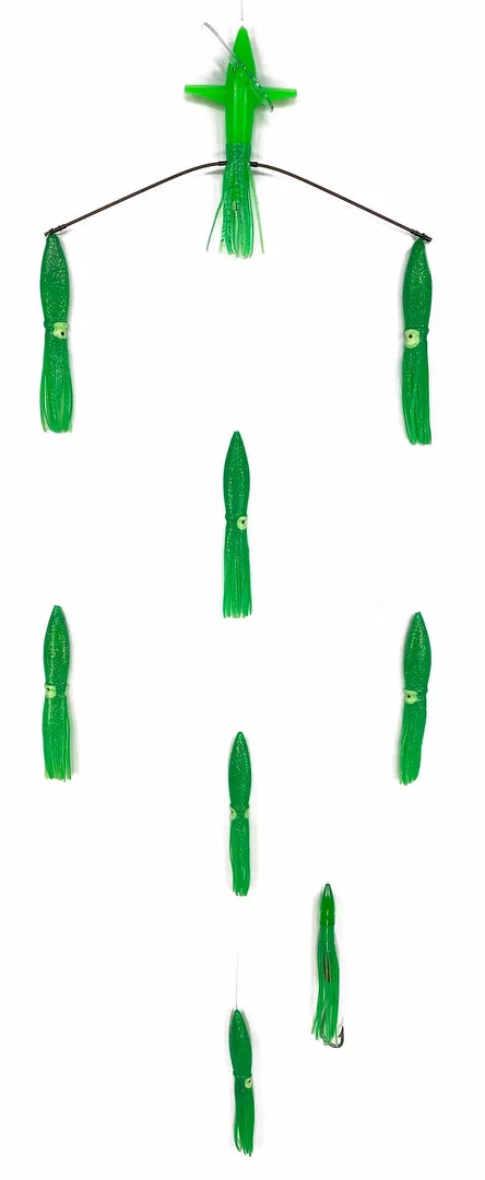 Sterling Tackle 18" Wide Tracker Spreader Bars - Bulb Squids Big Game 3 Sterling Tackle 18" Wide Tracker Spreader Bars - Bulb Squids Big Game