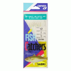 Terminal Tackle Owner Sabiki White Hage Fish Skin Bait Catching Rigs