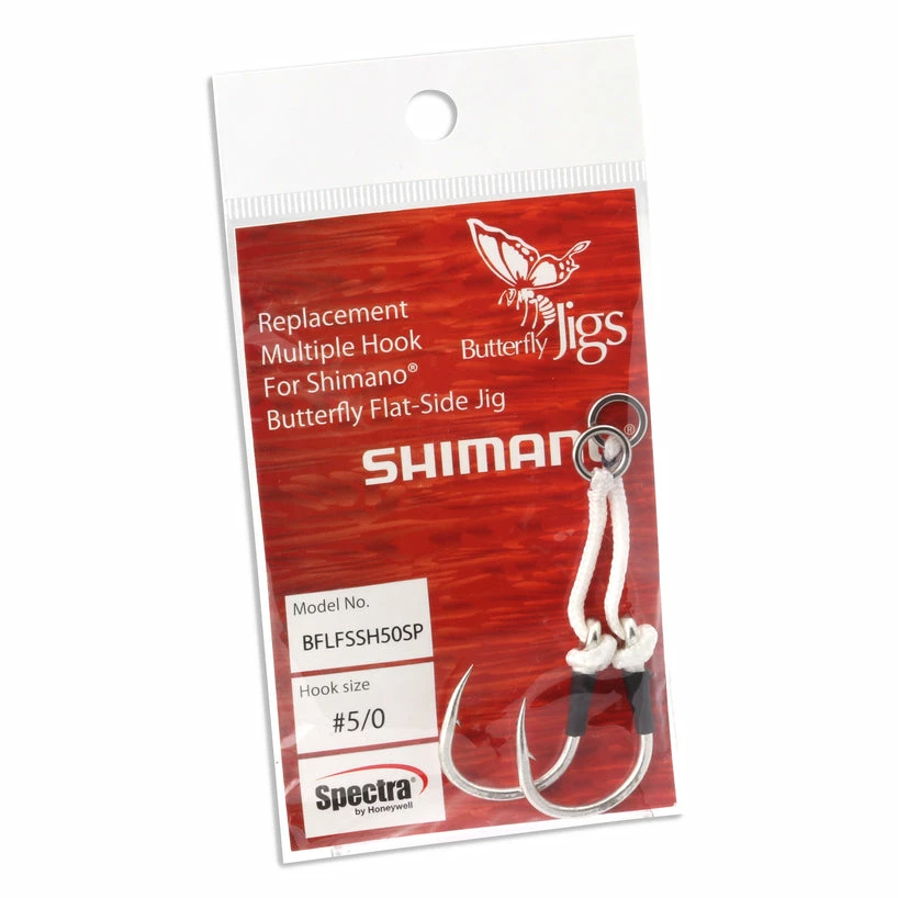 Shimano Butterfly Flat-Side Spare Assist Hooks 1 Shimano Butterfly Flat-Side Spare Assist Hooks