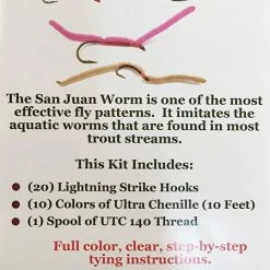 Fly Fishing Wapsi San Juan Worm Fly Tying Kit