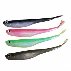 Fat Cow Fishing Lures Fat Cow Finesse Baits 5" Fat Shad Soft Plastics
