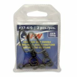 American Fishing Wire Terminal Tackle AFW Brass Coastlock Snap Swivels