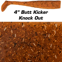 Fishbites Fight Club 4" Butt Kicker Paddle Tails