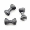 Hareline Fly Fishing Plain Lead Dumbell Eyes