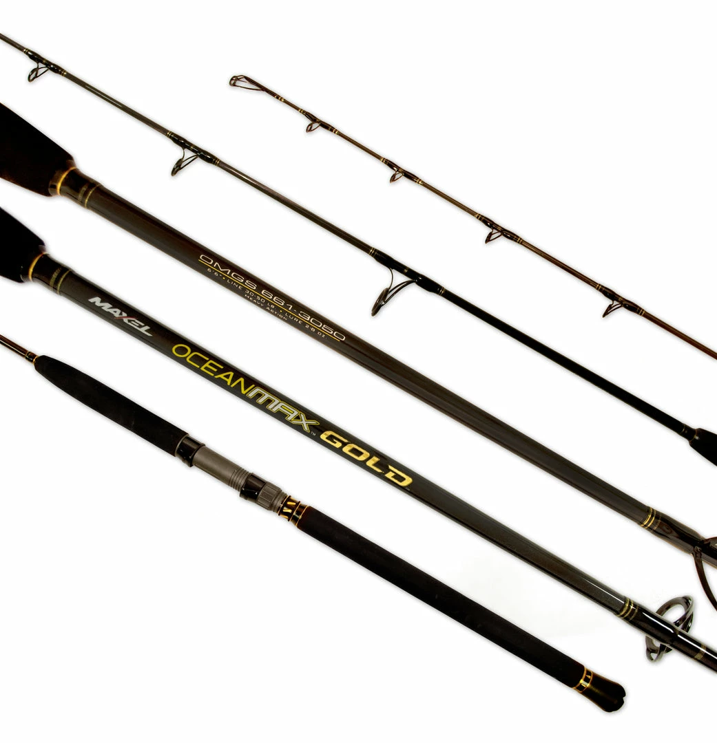 Maxel Ocean Max Gold Spinning Rods 1 Maxel Ocean Max Gold Spinning Rods