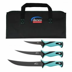 Terminal Tackle Danco 3-Piece Roll Up Fillet Knife Kit