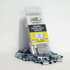 Diamond Fishing Products Terminal Tackle Momoi Silver Lock Aluminum Crimp Sleeves 5 Diamond Fishing Products Terminal Tackle Momoi Silver Lock Aluminum Crimp Sleeves