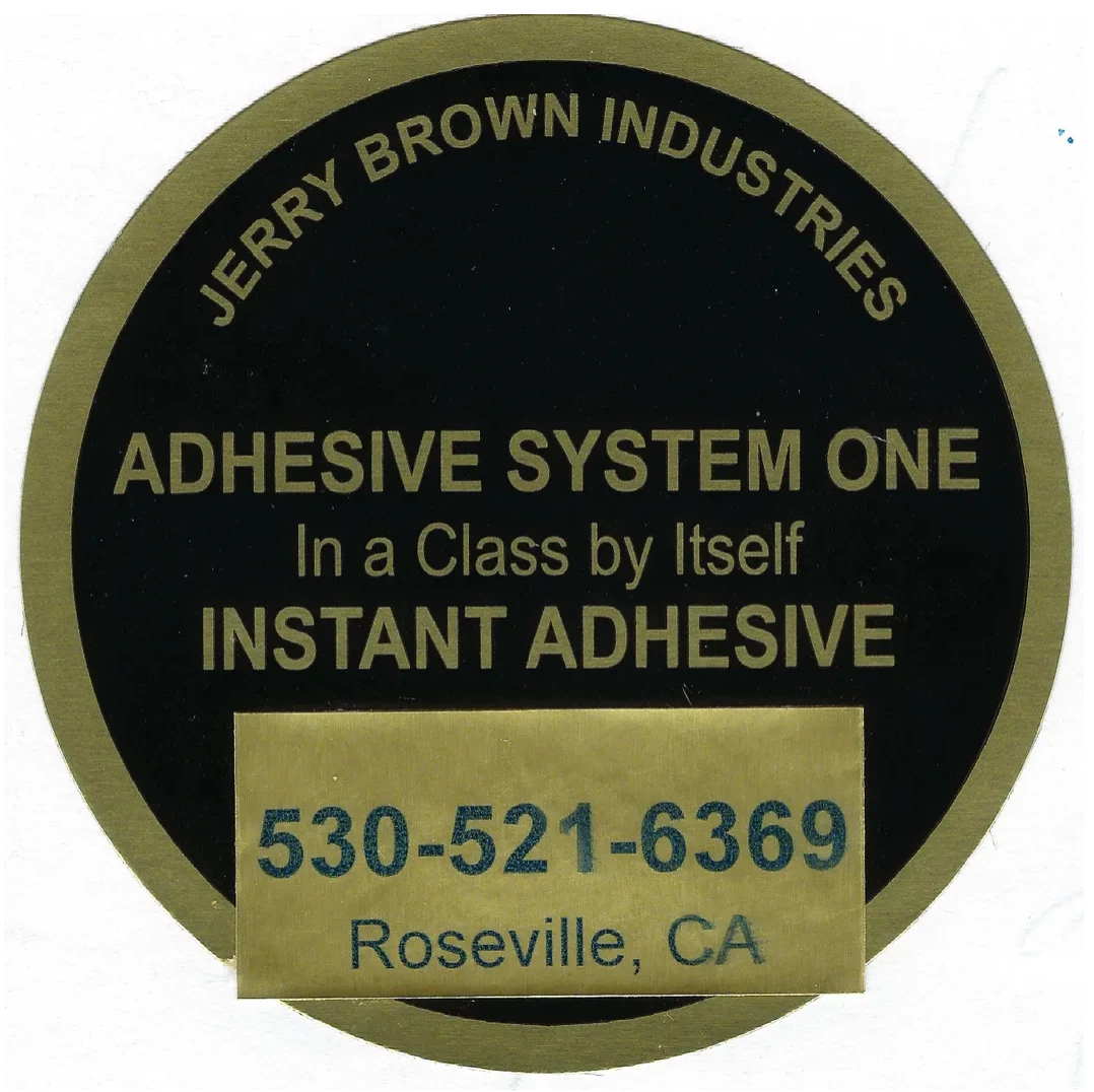JB Line One Jerry Brown Adhesive System One 1 JB Line One Jerry Brown Adhesive System One