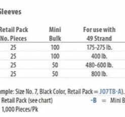 American Fishing Wire AFW Thin Wall Double Barrel Leader Sleeves