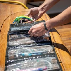 Nantucket Bound Accessories Fathom Offshore Small Roll Up 6-Pocket Lure Bag