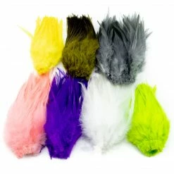 White Water Outfitters Fly Fishing Strung Rooster Saddles 5-7" Long