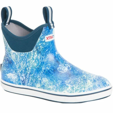 XTRATUF 6 In. Ankle Deck Boot Mossy Oak™ Blue Camo Apparel 1 XTRATUF 6 In. Ankle Deck Boot Mossy Oak™ Blue Camo Apparel