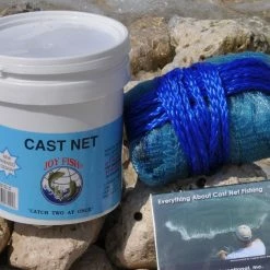 Accessories Joy Fish Professional Bait Cast Nets 3/8" Square Mesh