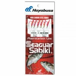 Terminal Tackle Hayabusa Sabiki Hage Red Aurora EX030 Bait Catching Rigs