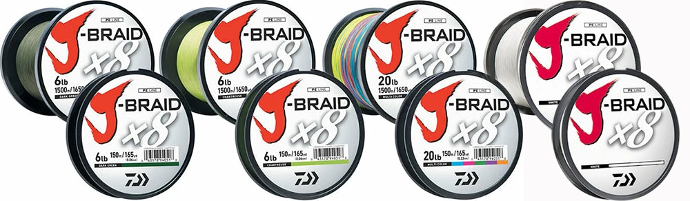 Terminal Tackle Daiwa J-Braid X8 Braided Line 1 Terminal Tackle Daiwa J-Braid X8 Braided Line