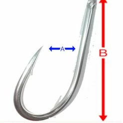 Quick Rig Pa'a Needle Eye Stainless Steel Hooks